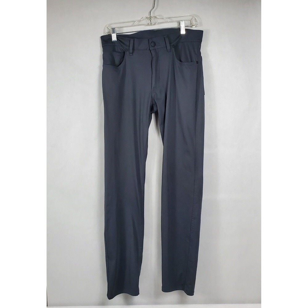 Stylus Mens 5-Pocket Performance Pants Black 30x32 Matte Black Hardware